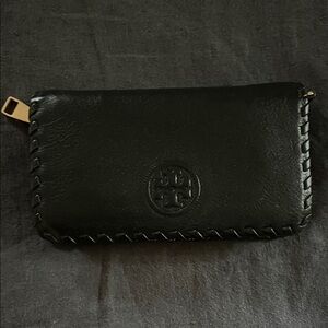 Tory Burch Black Leather Wallet